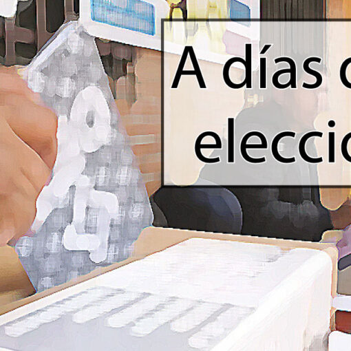 a días de las elecciones