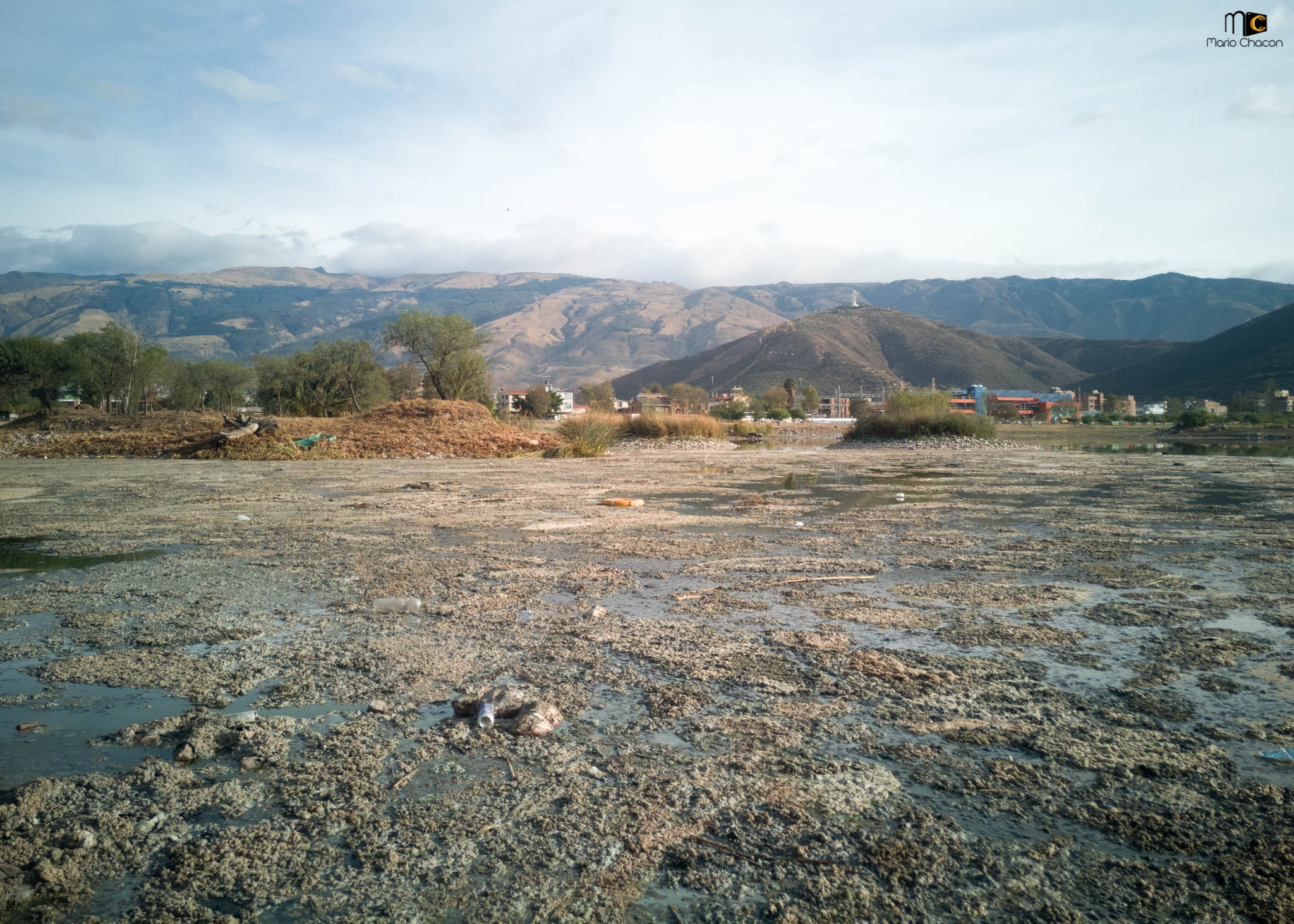 Contaminación en la Laguna Lalay de Cochabamba